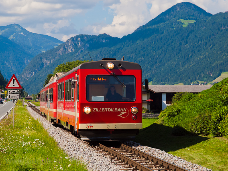 Egy ismeretlen Zillertalbahn VT 3-8  Gagering s Fgen-Hart im Zillertal kztt fot