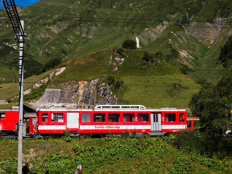 A Furka-Oberalpbahn BDeh 2/4 41 Realp llomson fot