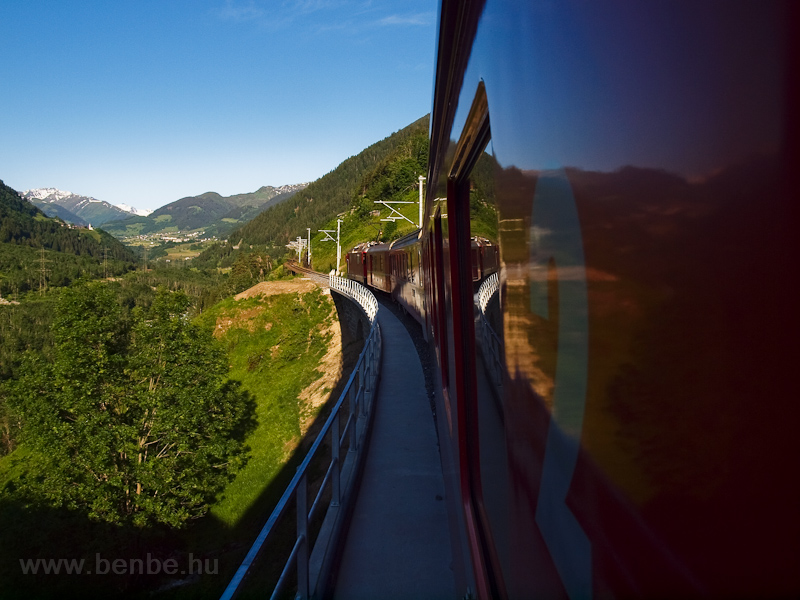 A Val Russein-Viadukt az El fot
