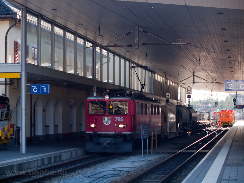 A Rhtische Bahn (RhB) Ge 6/6 fot