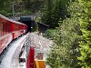 The Rugnux-Kehrtunnel and the gate that protects it from snowdrift