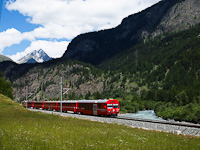 The Rhtische Bahn (RhB) BDt 1751 seen between Susch and Zernez