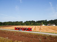 The Stern&Hafferl Bombardier Flexity 307 seen between Weidach and Falkenohren