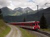 An MGB push-pull set near Tscheppa by the Oberalppass