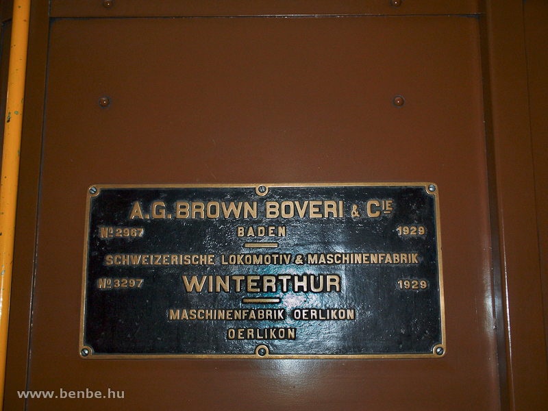 Az 1929-es gyártású Ge 6/6 fotó
