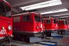 Locomotives at the Landquart depot