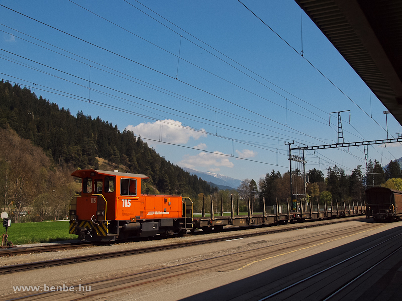 A Tm 2/2 115 Ilanzban fotó