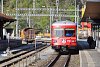 Az RhB Be 4/4 515 motorvonat 1715 plyaszm vezrlőkocsija Reichenau-Tamins llomson