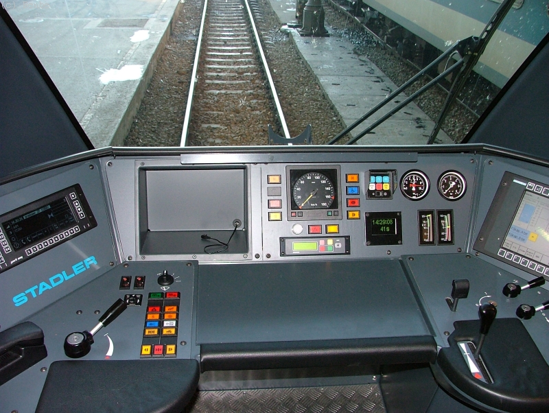 The driver’s cabin photo