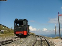 The steamer is kept up the hill during the day