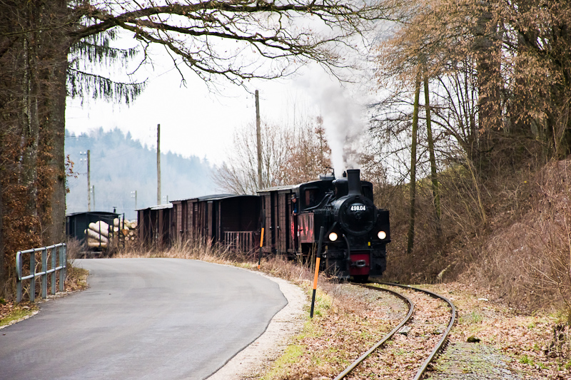 A Steyrtalbahn - GEG 498.04 Aschach an der Steyr s Sommerhubermhle kztt fot