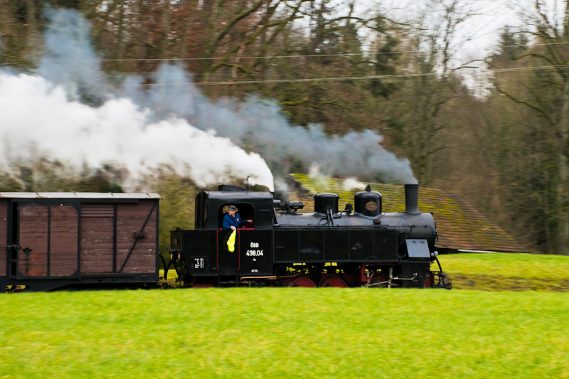 A Steyrtalbahn - GEG 498.04 Aschach an der Steyr s Sommerhubermhle kztt fot