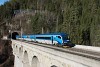 The ČD 80-91 006-7 seen between Wolfsbergkogel and Breitenstein on the Krausel Klause Viadukt