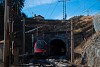 The BB 80-90 758 seen between Klamm-Schottwien and Breitenstein near the entrance of the Weinzettlefeldtunnel