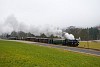 A Steyrtalbahn vegyesvonata 498.04 pályaszámú gőzmozdonnyal Waldneukirchen és Sommerhubermühle között