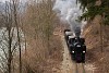 The Steyrtalbahn  steam locomotive 498.04 seen between Pergern and Neuzeug