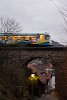 The CityBahn Waidhofen VT 17 seen between Waidhofen an der Ybbs and Waidhofen an der Ybbs Schillerpark