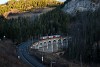 The BB 4020 310-1 seen between Breitenstein and Wolfsbergkogel on the Kalte Rinne-viadukt