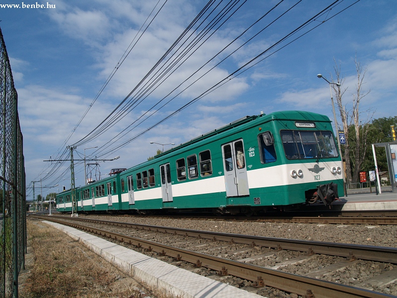 The HV (Budapest Suburban Railways) at Aquincum photo
