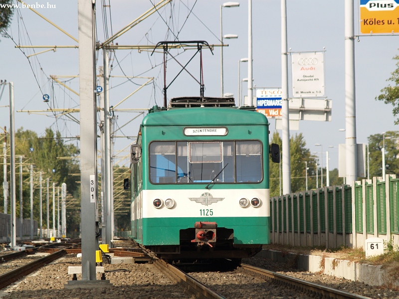 HÉV Aquincum elágazásnál fotó
