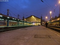 The Nyugati station by night