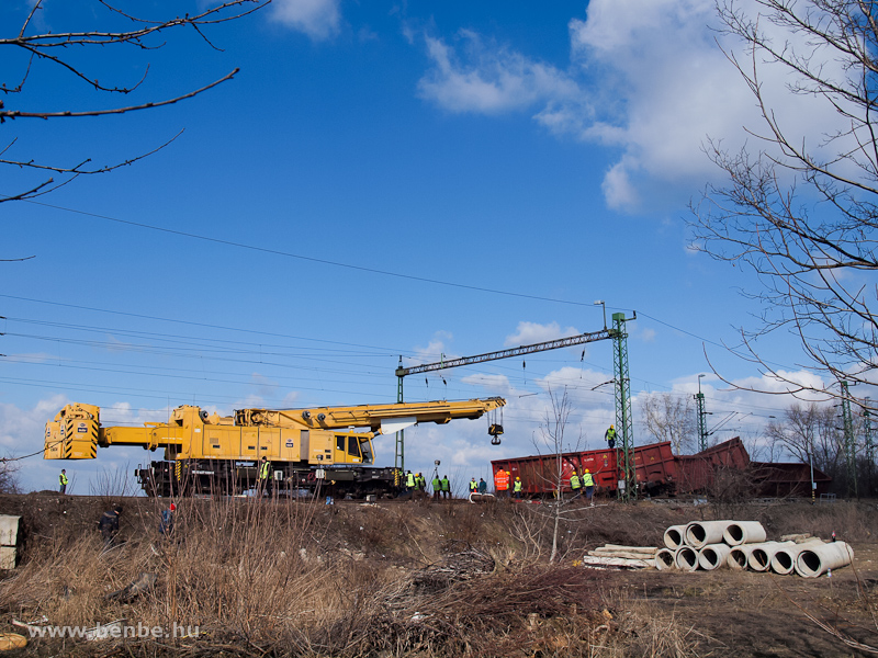 The view of the site at the rcalms derailment photo