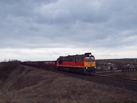 A freight train detoured to the Rétszilas-Dunaújváros railway at Nagykarácsony with MÁV-TR 92 55 0 <strong>628 333</strong>-0 (ex-M62 333)