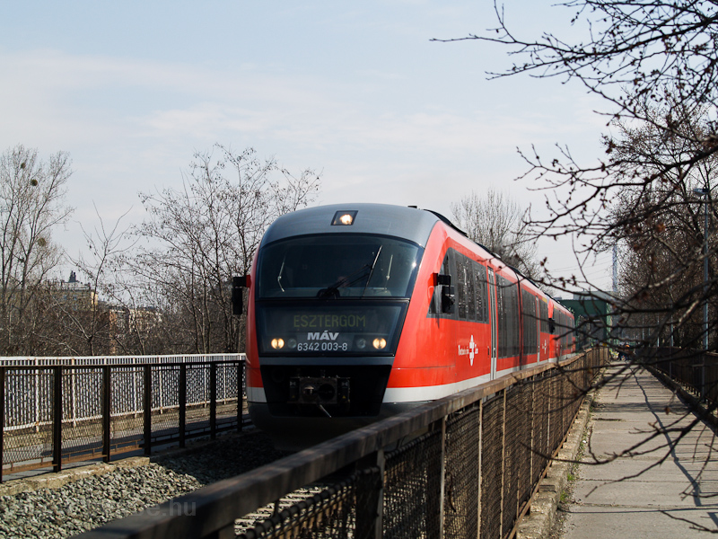 kép A MÁV 6342 003 Újpest és Aquincum felső között fotó