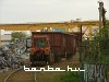 Car-mover tractor at a scrapyard near Kbnya-Fels
