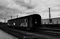 The car used to transport railway personnel between the Budapest stations