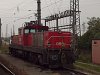 Az ÖBB 1064 008-4 nehéz tolatómozdony Wien Zentralverschiebebahnhof Kledering rendezőpályaudvaron