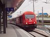 The BB 2016 027-1 is hauling a passenger train to Pozsony (Bratislava) at Wien Stadlau