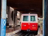 A Csorba-Csorbató Fogaskerekű Vasút (OŽ) 905 951-0 pályaszámú vezérlőocsija Csorba állomáson (Štrba, Szlovákia)