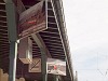 Very small signs show the way to the cog railway<strong>s</strong>