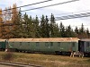 ŽSR track maintenance crew and tool cars at Csorba station (Štrba, Slovakia)