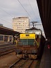 A ŽSCS 110 023-9 pályaszámú Vasaló tolatómozdony Kassa állomáson