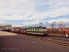 The ŽSCS 183 004-1 Šestikolak is hauling the pick-up together with a class 721 diesel shunter to help with sidings and branch lines (Poprad-Tatry)