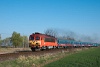 The MV-START 418 149 seen between Felsőpakony and csa with a large diesel smoke
