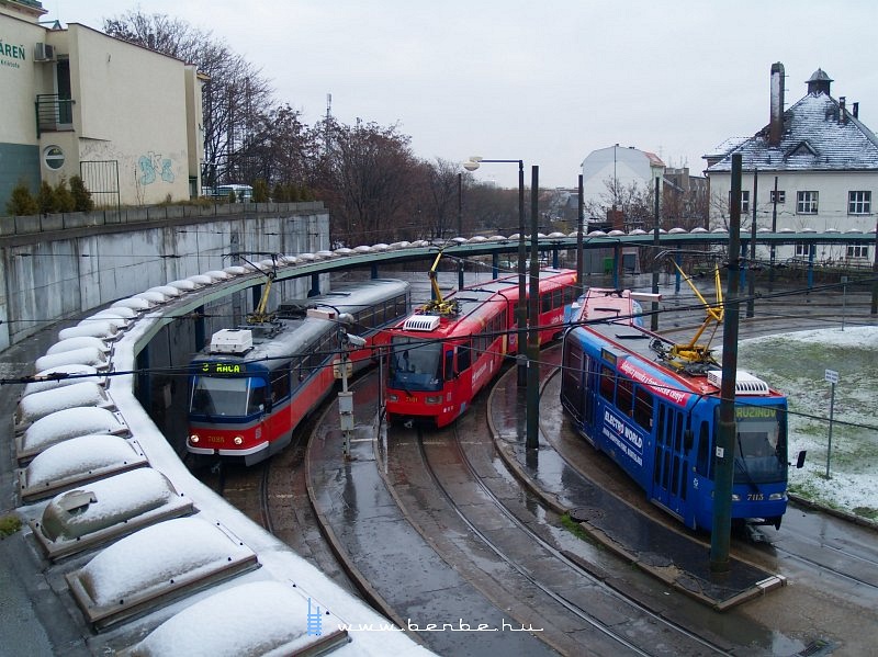 Villamosok a pozsonyi fplyaudvaron fot