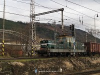 A ZSCS 110 021-3 pályaszámú Vasalója tolat Zsolnán