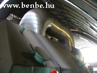 The steam pipe between the low and high pressure turbines