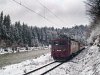 The CFR 40-0879-3 with a fast train from Galac (Galati) to Marosvsrhely (Targu Mures) between Nygra (Stanceni Neagra, Romania) and  Palotailva (Lunca Bradului)
