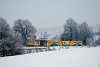 The ČD 814  205-1 seen at Louk u Ostrohu