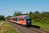 The MV-START 426 022 seen between Balatonakarattya and Csajg