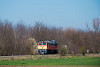 The MV-START 628 307 seen as a single locomotive between Bodakajtor-Felsőszentivn and Aba-Srkeresztr