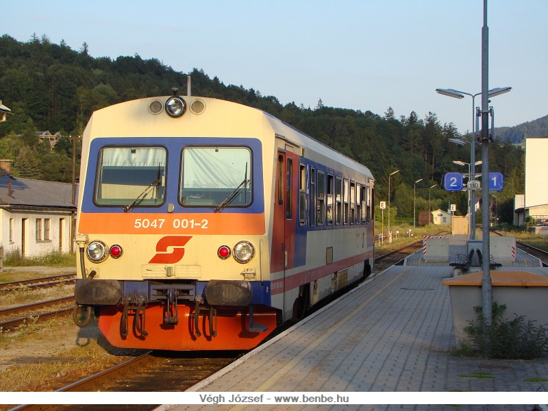 The BB Prototype railcar 5047 001-2 at Hainfeld photo