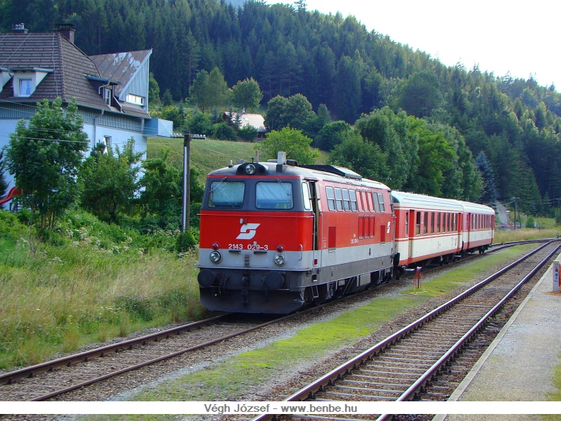 Az ÖBB 2143 029-3 St. Aegyd fotó