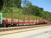 A Slovakian log transport car at Traisen