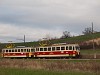 The TREŽ 411 902-0 seen between Kanov and Trencianske Teplice sdlisko