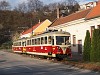 A TREŽ 411 902-0 Trencsénteplicz község megállóhelyen